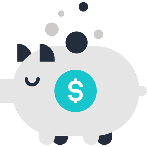 Piggy bank free icon