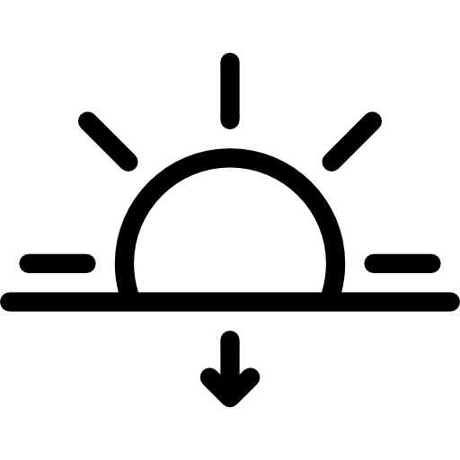 Sunset free icon