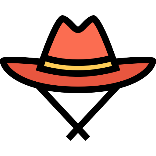 sombrero de vaquero icono gratis