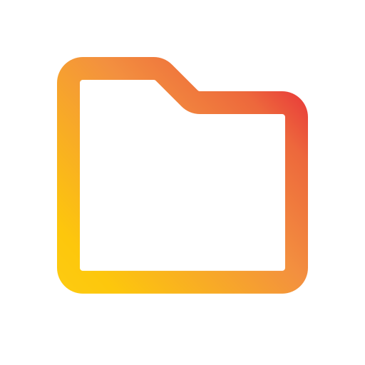 Folder Generic Gradient icon