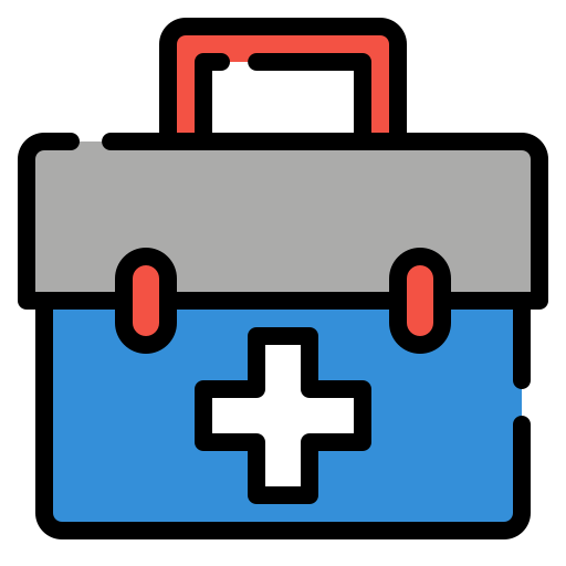 First aid kit Generic Outline Color icon