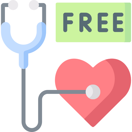 exame médico grátis ícone exame médico grátis ícone