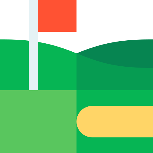 terrain de golf Icône gratuit
