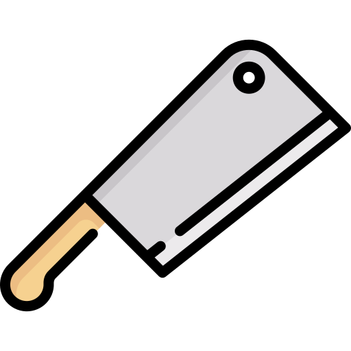 Cleaver Knife Special Lineal Color Icon