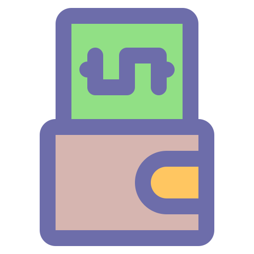 billetera icono gratis