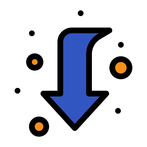 pfeil nach unten kostenlos Icon pfeil nach unten kostenlos Icon