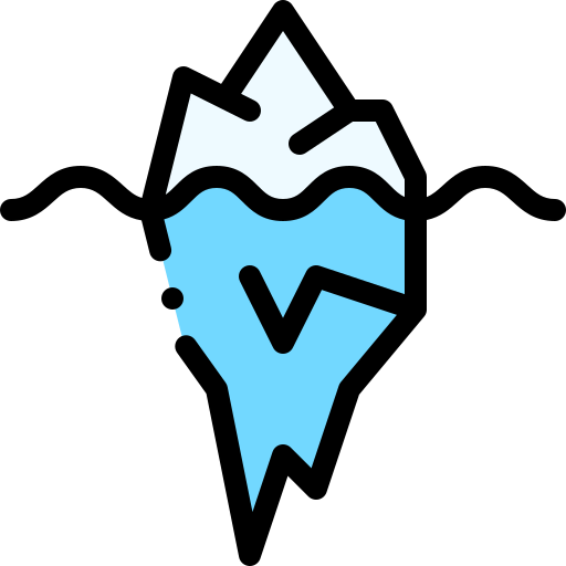 iceberg icono gratis