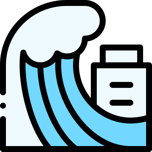 tsunami icono gratis