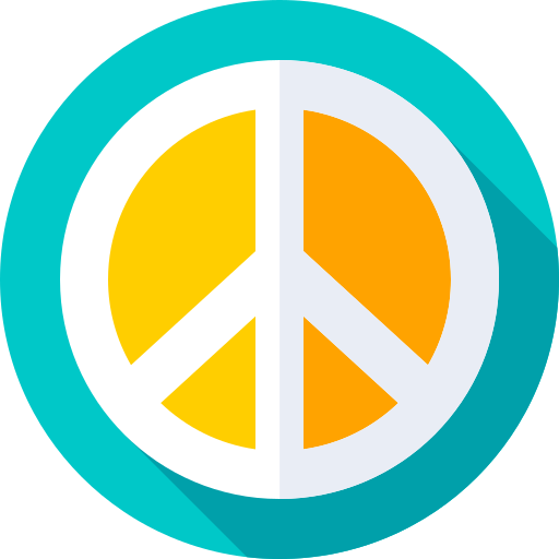 Peace symbol free icon Peace symbol free icon