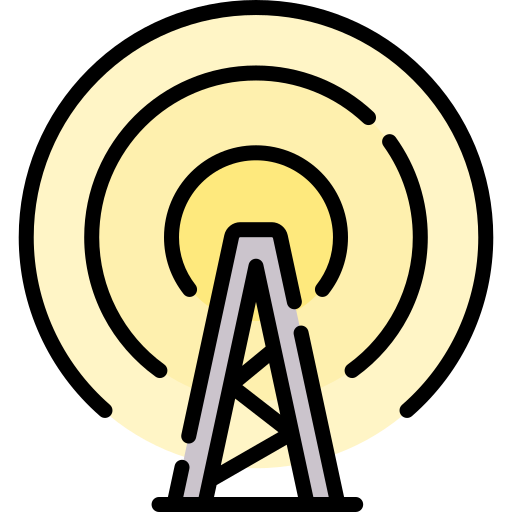 antena de radio icono gratis