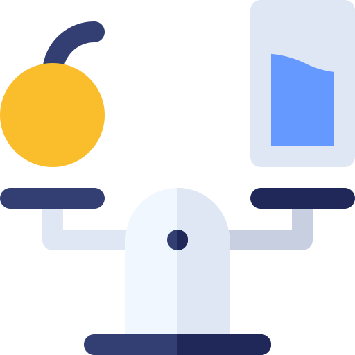 Balanced diet free icon
