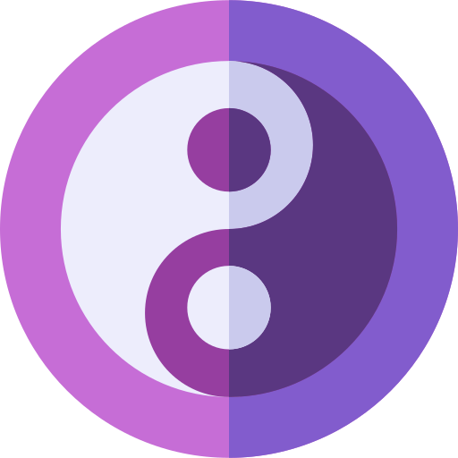 ying yang icono gratis