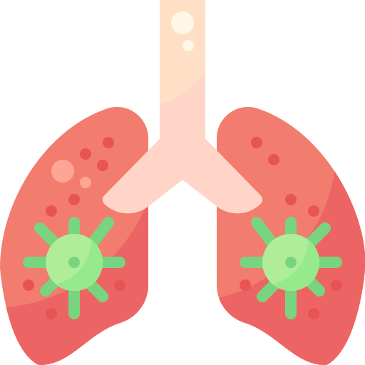 Lungs Pixelmeetup Flat icon