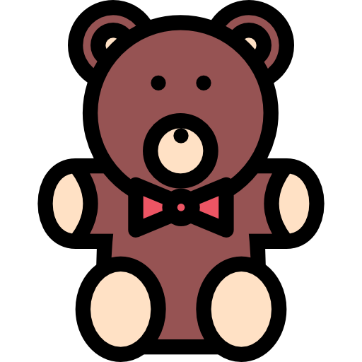 oso de peluche icono gratis