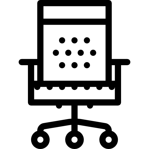 silla de oficina icono gratis