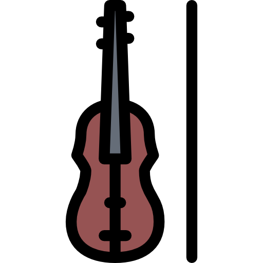 violín icono gratis