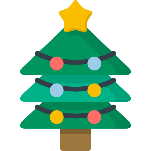 árbol de navidad icono gratis