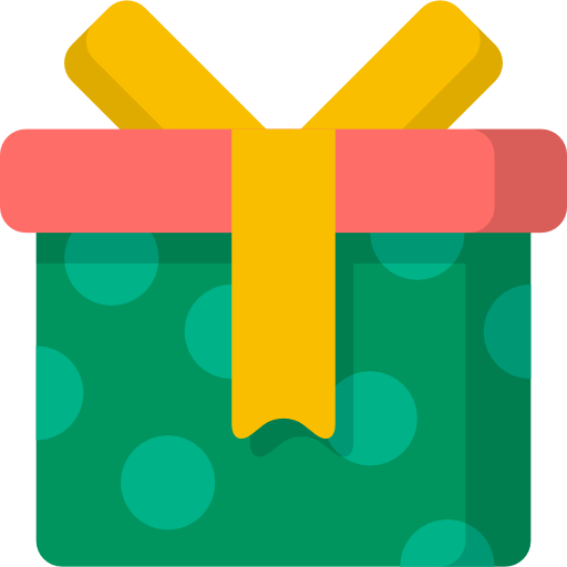 caja de regalo icono gratis