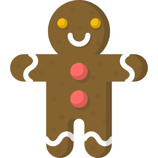 Gingerbread man - Free food icons