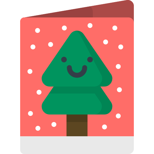 tarjeta de navidad icono gratis