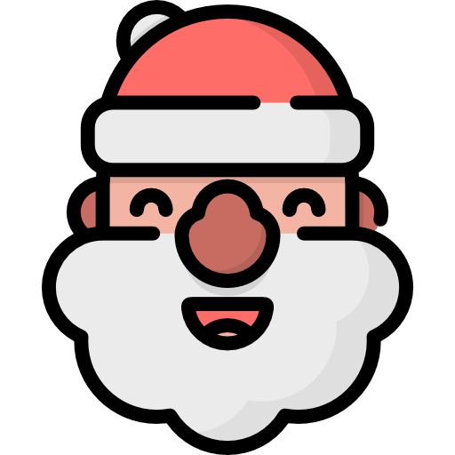 papá noel icono gratis