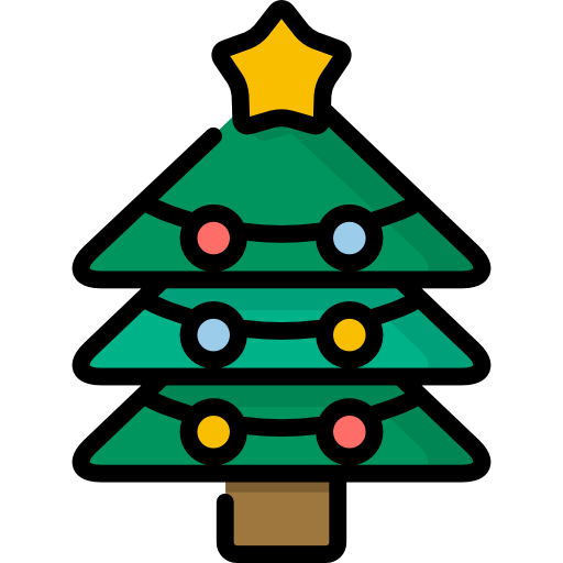 árbol de navidad icono gratis