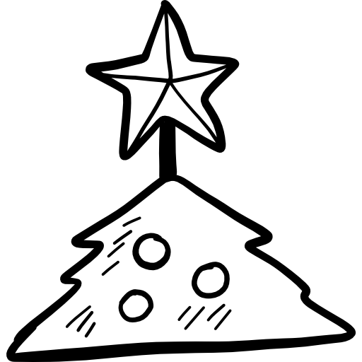 árbol de navidad icono gratis