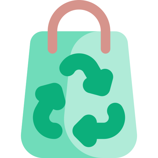 bolsa ecológica icono gratis