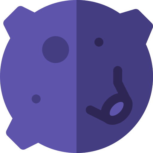 Moon craters free icon Moon craters free icon