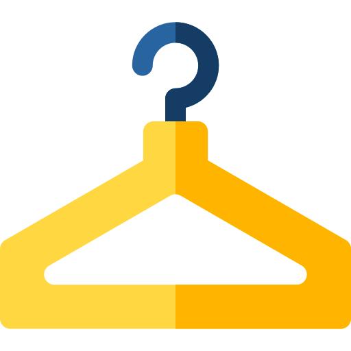 Clothes hanger Basic Rounded Flat icon