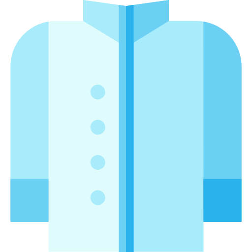 Coat Basic Straight Flat icon