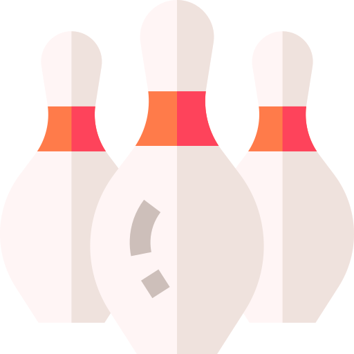 Bowling Basic Straight Flat icon