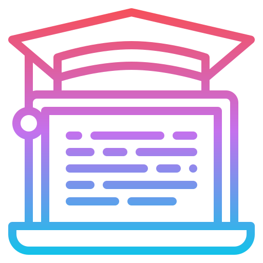 Online learning free icon