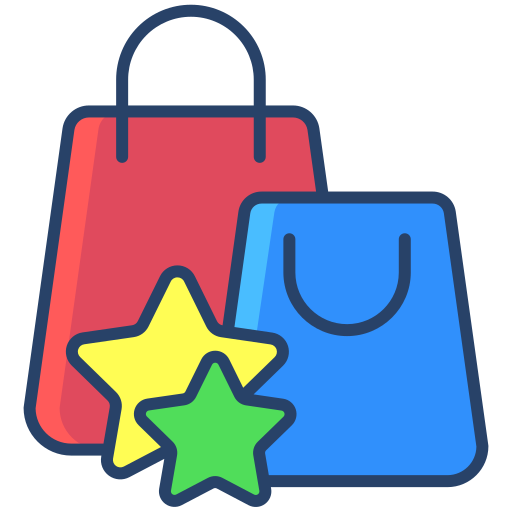 bolsa de compras grátis ícone