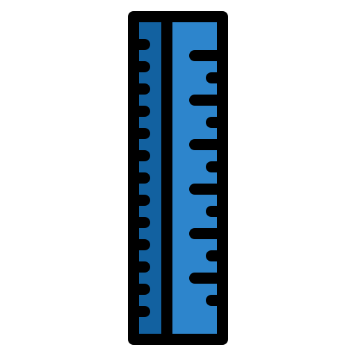 Ruler Iconixar Lineal Color icon