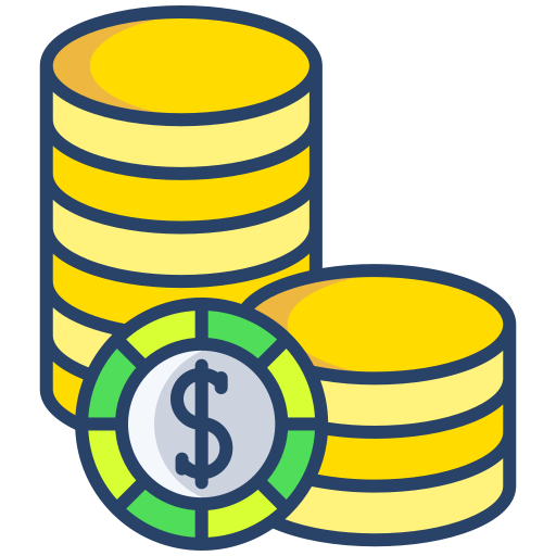 monedas icono gratis