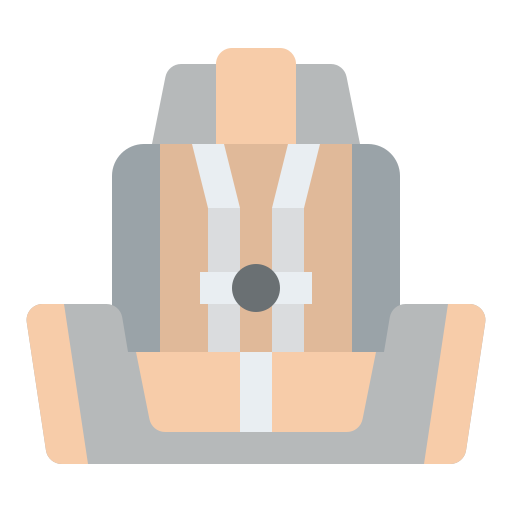 asiento de coche de bebé icono gratis