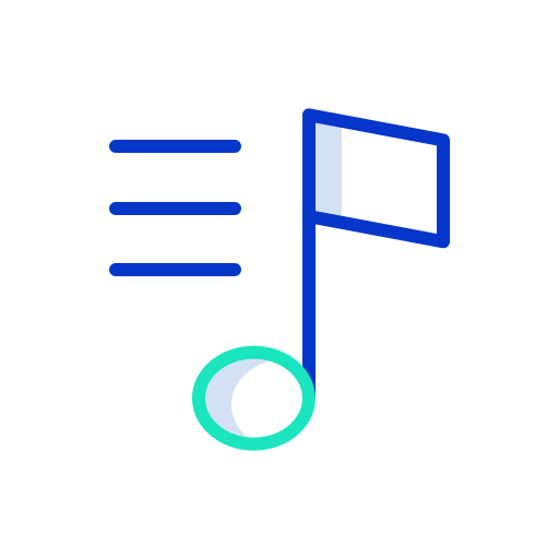 Music notes free icon
