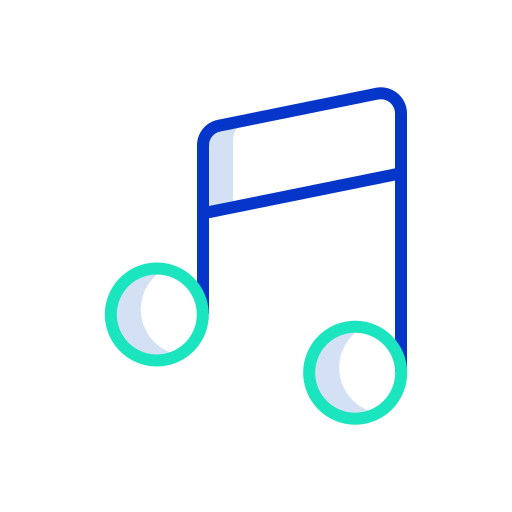 Music notes Icongeek26 Outline Colour icon