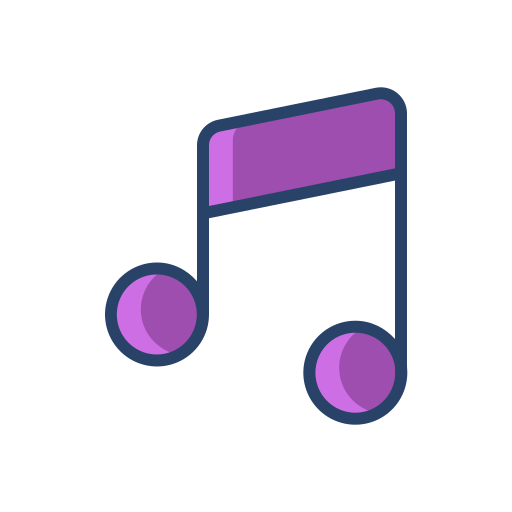 notas musicales icono gratis