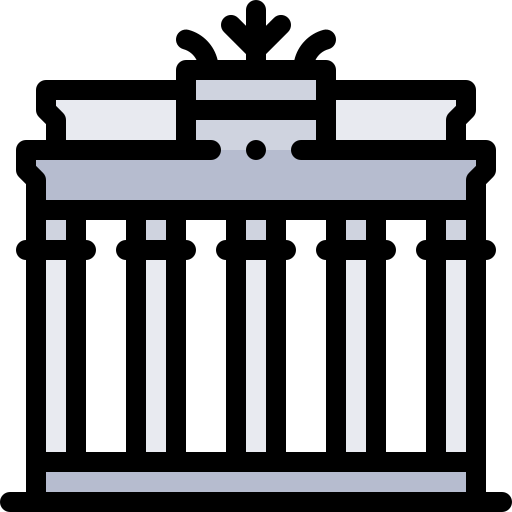 puerta de brandenburgo icono gratis