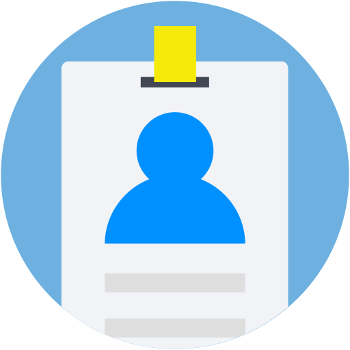 carte d'identité Icône gratuit