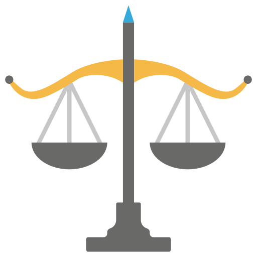 Balance scale free icon