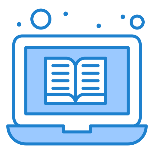 Online Library Generic Blue Icon