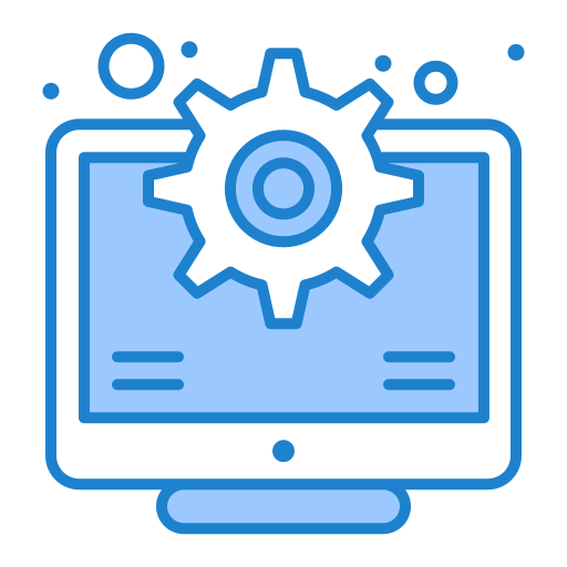 Computer Generic Blue icon