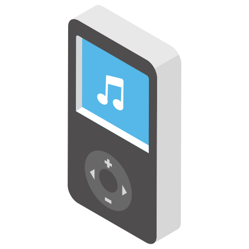 reproductor de mp3 icono gratis