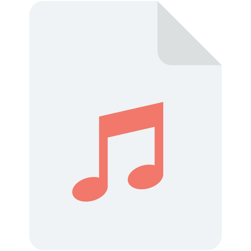 archivo de musica icono gratis