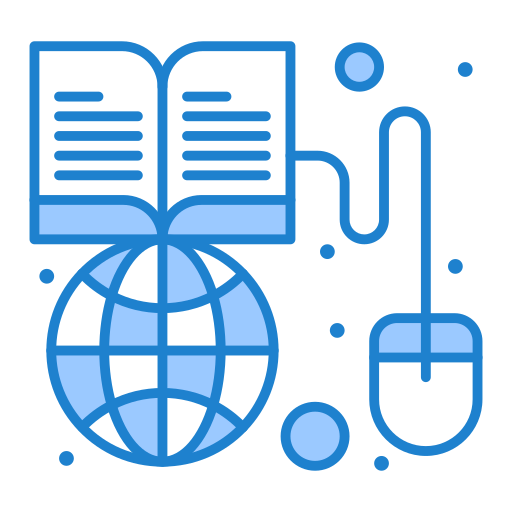 Éducation en ligne Icône gratuit Éducation en ligne Icône gratuit