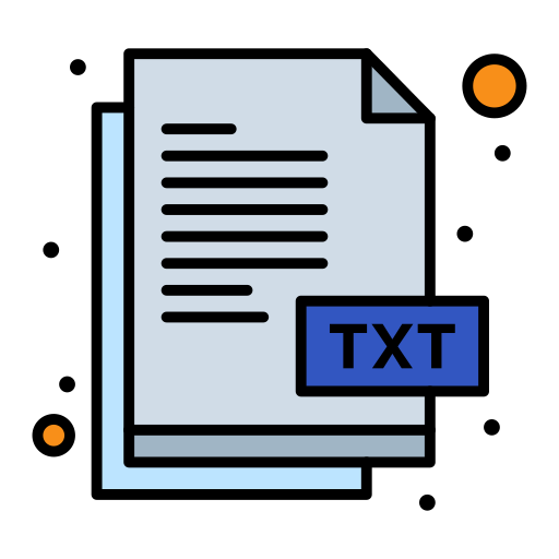 archivo txt icono gratis