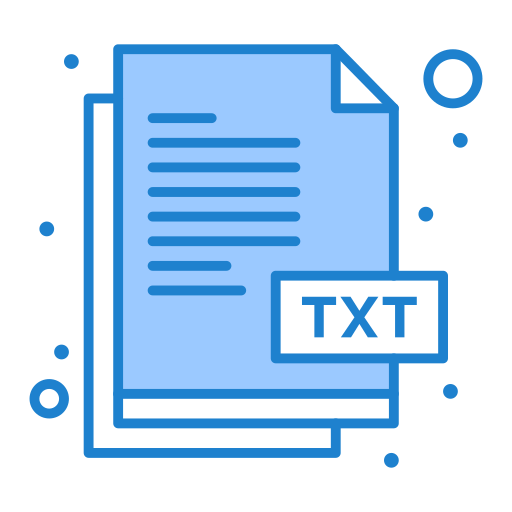 archivo txt icono gratis